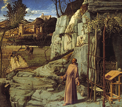 St Francis in Ecstasy Giovanni Bellini